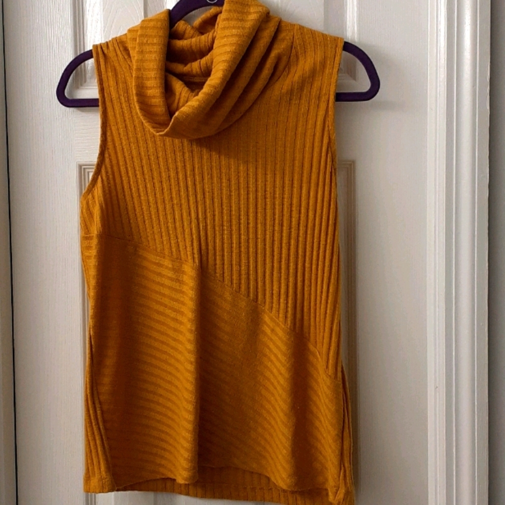 Turtleneck, sleeveless